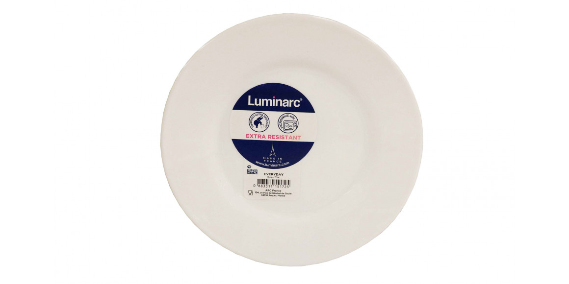 plate LUMINARC G0565 EVERYDAY DESSERT 19CM