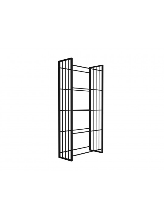 bookcase & shelving HOBEL LANFEN M102 METAL BLACK K090 (1)