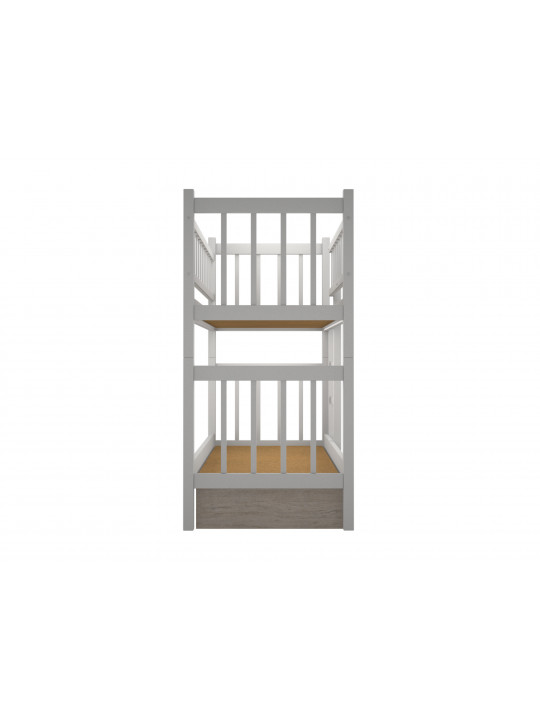 bed for children HOBEL TWO STOREY EX-B53 SHELF 90X190 WHITE (8)