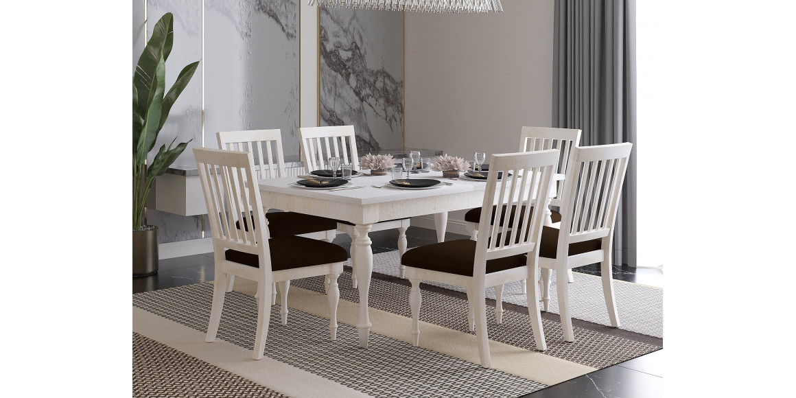 dining set HOBEL JANZEN 1+6 DT ANTIK GOLD/CH BONCHUK 27 (7)