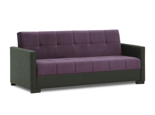 sofa HOBEL MARVEL ECONOM BLACK V460/PURPLE EVA F-EVO 1008 (2)