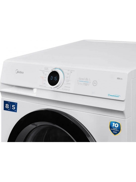 washing machine MIDEA MF100D80B/W