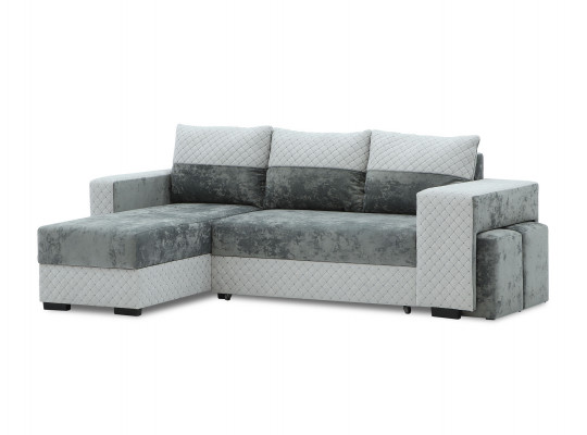 sofa HOBEL CORNER SONYA GREY MONACO 14/LIGHT GREY BONCHUK 19  L (5) G