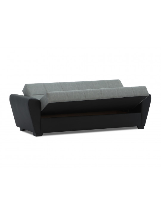 sofa HOBEL MODERN ECONOM BLACK 4503/DARK GREY KIPRUS 10 (2)