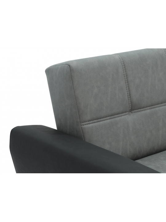 sofa HOBEL MODERN ECONOM BLACK 4503/DARK GREY KIPRUS 10 (2)