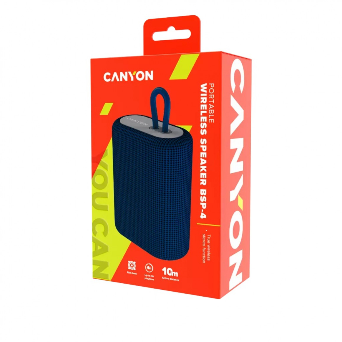 bluetooth speaker CANYON CNE-CBTSP4BL (BLUE)