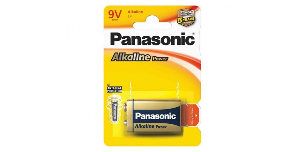 battery PANASONIC 6LR61REB/1BP/3006