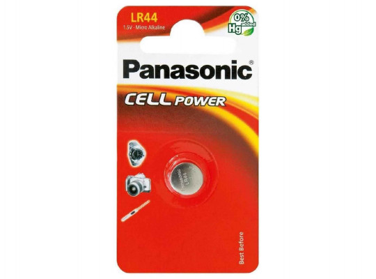 battery PANASONIC LR44EL/1B/3014