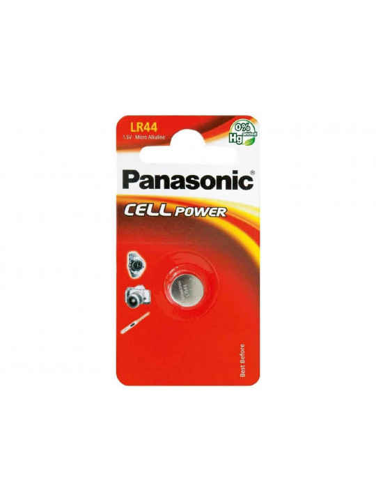 батарейки PANASONIC LR44EL/1B/3014
