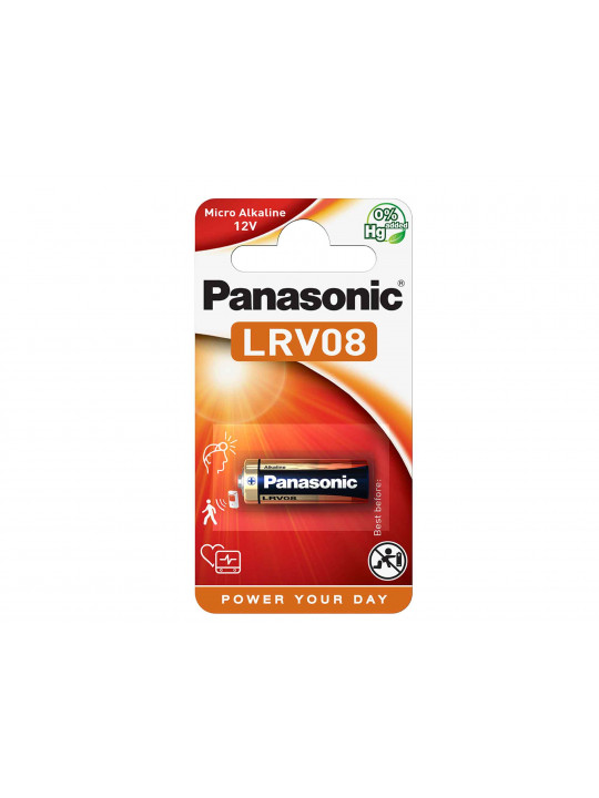 батарейки PANASONIC LRV08L/1BE/3011