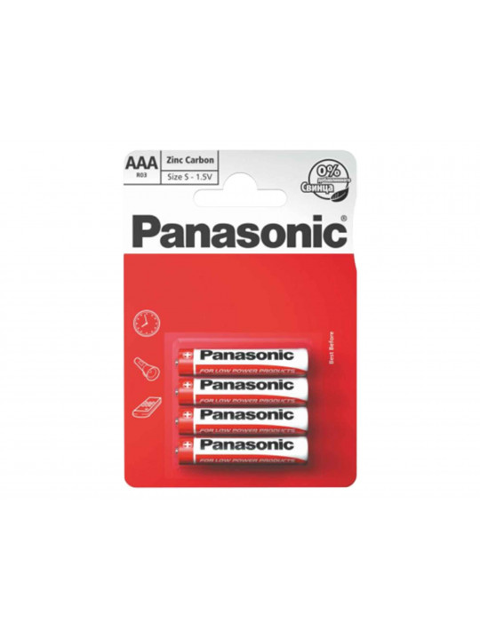 батарейки PANASONIC R03REL/4BPR/3007