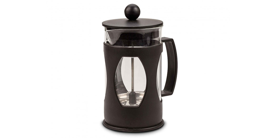 ჩაიდანი/ჩაის დასაყენებელი NAVA 10-109-061 GLASS 600ML BLACK