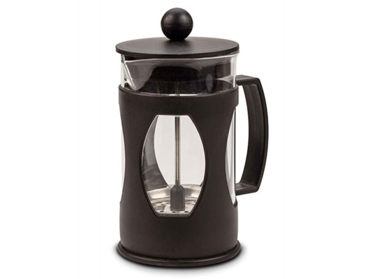 ჩაიდანი/ჩაის დასაყენებელი NAVA 10-109-061 GLASS 600ML BLACK