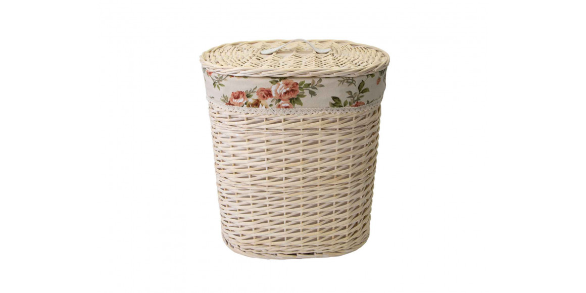 laundry basket MAGAMAX EW-83M OVAL ROSE-NATURAL