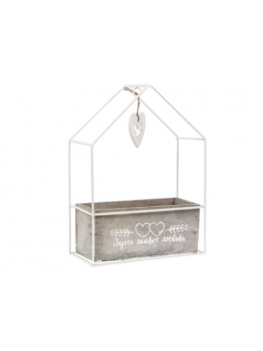 decorate objects SIMA-LAND SHELLFBOX LOVE LIVES HERE29.1X21.2CM