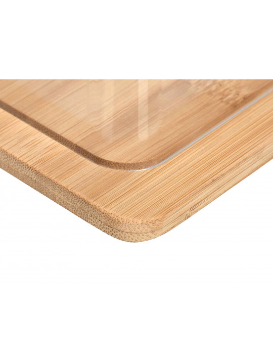 chopping board MARMITON 17629 BAMBOO W/COVER 25.5x20cm