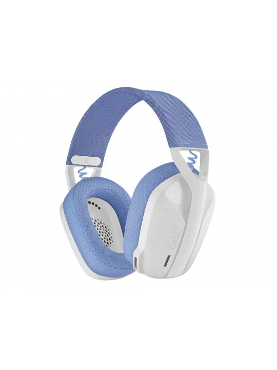 headphone LOGITECH G435 LIGHTSPEED WIRELESS GAMING (WHITE)
