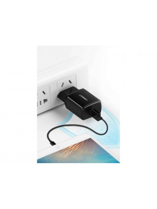 power adapter UGREEN USB WALL CHARGER (BLACK)