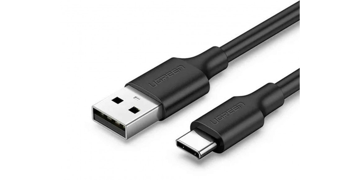 кабели UGREEN USB-A TO USB-C NICKEL PLATING 1M (BLACK)