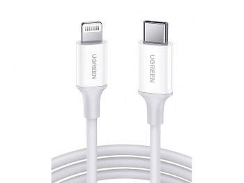 cable UGREEN USB-C TO LIGHTNING 1M (WHITE)