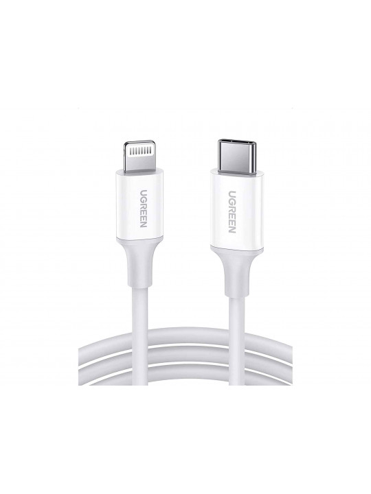 кабели UGREEN USB-C TO LIGHTNING 1M (WHITE)