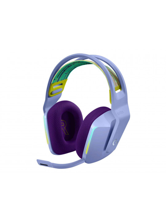 headphone LOGITECH G733 LIGHTSPEED WIRELESS RGB GAMING (LILAC)