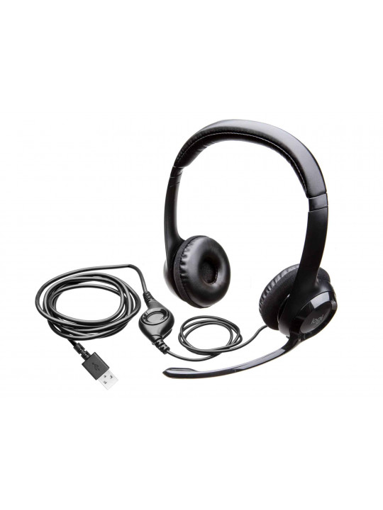 headphone LOGITECH H390 USB (BLACK)
