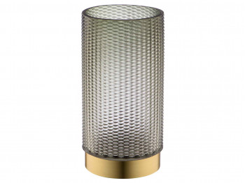 ваза MAGAMAX Д125 Ш125 В240 GREY-GOLD GLASS