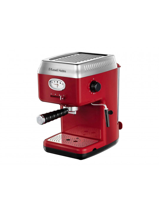 coffee machines semi automatic RUSSELL HOBBS RETRO RED
