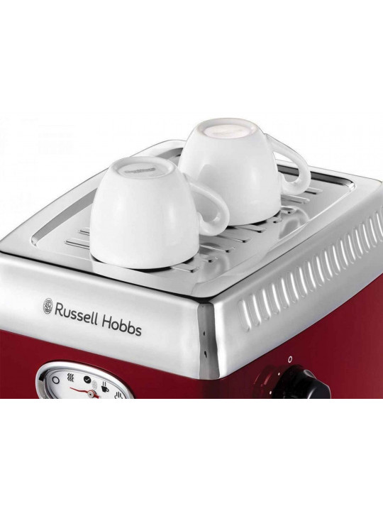 рожковые кофемашины RUSSELL HOBBS RETRO RED