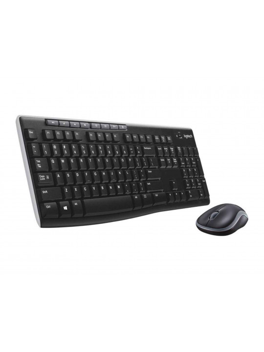კლავიატურა LOGITECH MK270 USB+MOUSE (BK)