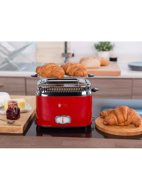 toaster RUSSELL HOBBS RETRO RED 2 SLICE