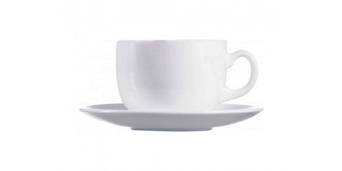 cups set LUMINARC P3380 (J3004) ESSENCE WHITE FOR TEA