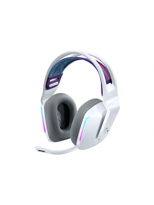 headphone LOGITECH G733 LIGHTSPEED WIRELESS RGB GAMING (WHITE)