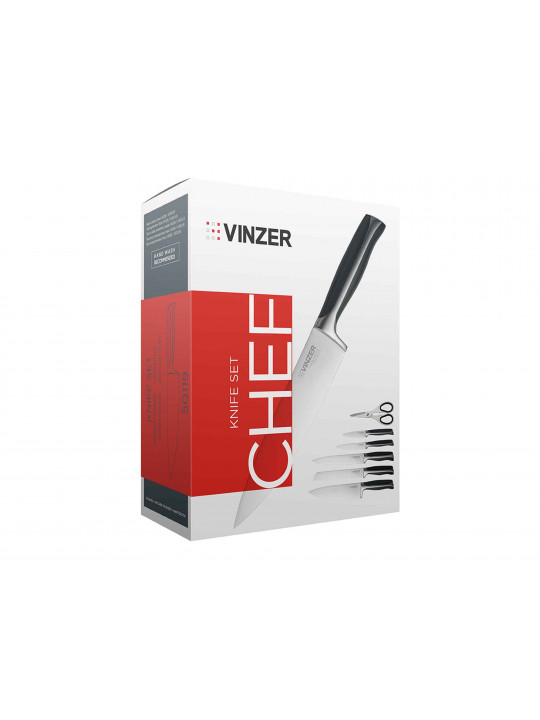 knives and accessories VINZER 50119 CHEF SET 7PC W/DOOD STAND