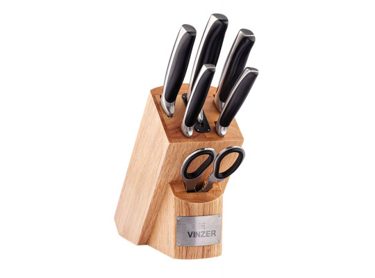 knives and accessories VINZER 50119 CHEF SET 7PC W/DOOD STAND