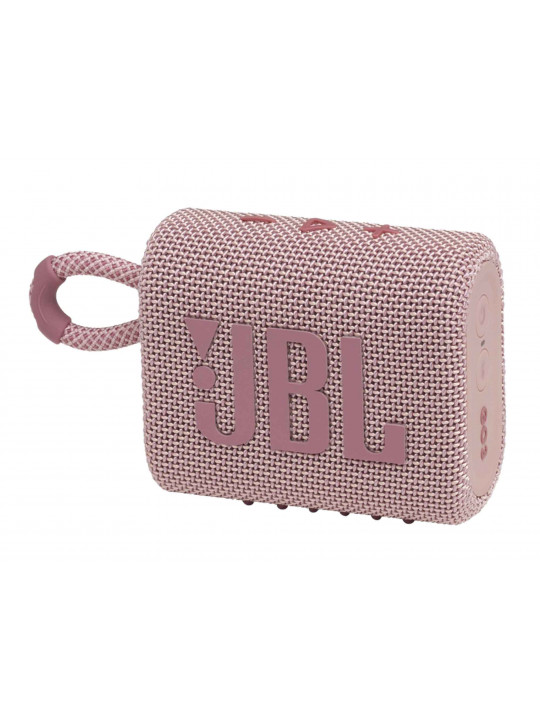 bluetooth დინამიკი JBL GO 3 (PINK)