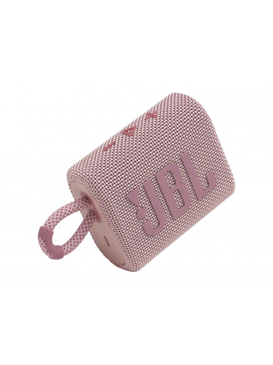 bluetooth დინამიკი JBL GO 3 (PINK)