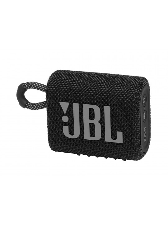 bluetooth დინამიკი JBL GO 3 (BLACK)