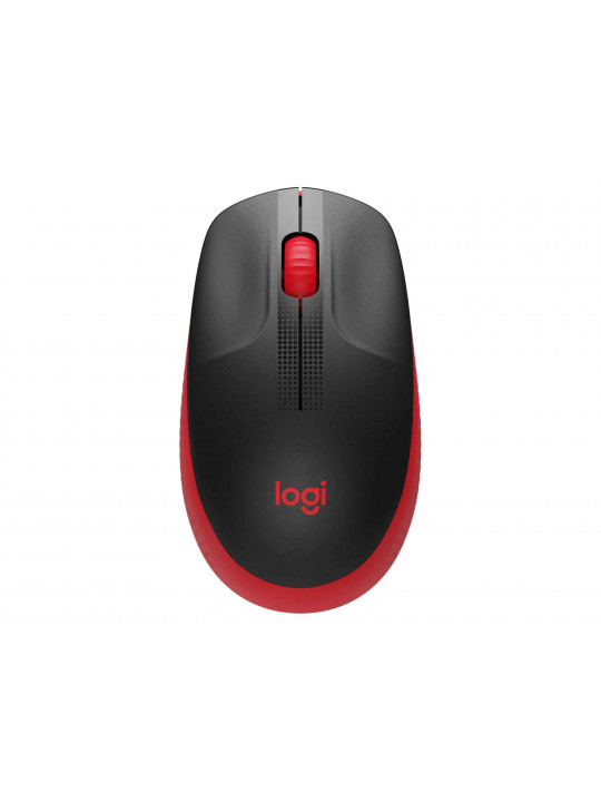 კომპიუტერული მაუსი LOGITECH M190 WIRELESS (RED)