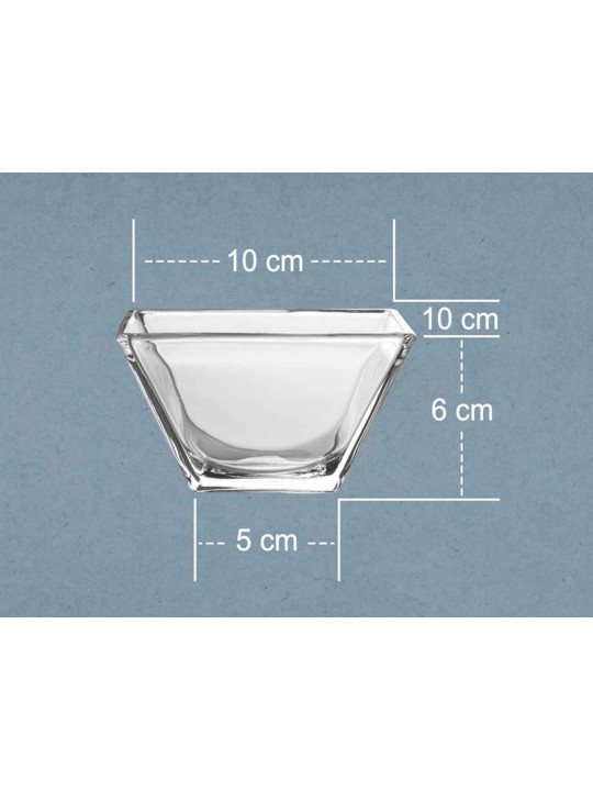 bowl LIMON 208700 GLASSES SQUARE (906790)