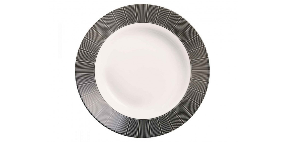 plate LUMINARC P6135 ASTER BLACK DINNER 26CM