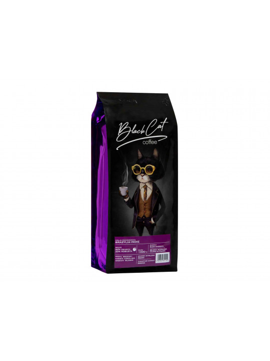 ყავა BLACK CAT BRAZYLIA-INDIA 80/20