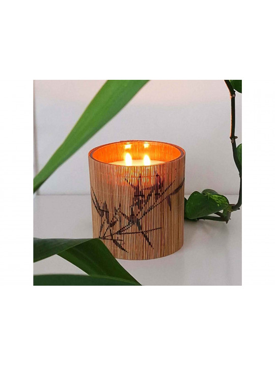 candle KOOPMAN WITH BAMBOO AND PRINT