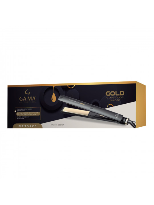 თმის გასასწორებელი GA.MA ELEGANCE GOLD-SY
