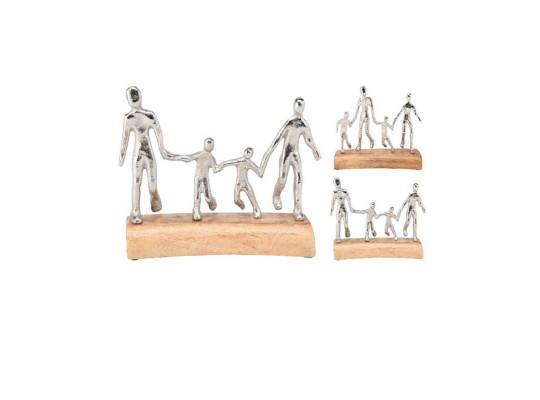 decorate objects KOOPMAN STATUE FAMILY 23CM 2ASS (F7) (132930)