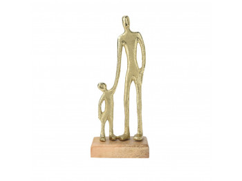 decorate objects KOOPMAN STATUE MAN AND CHILD 24CM (F7) (131988)