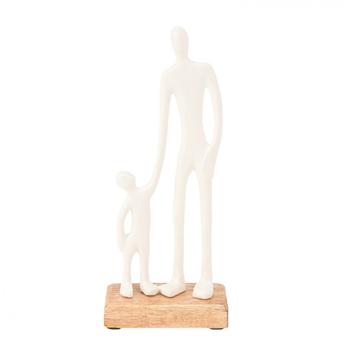 decorate objects KOOPMAN STATUE MAN AND CHILD 24CM (F7) (132190)