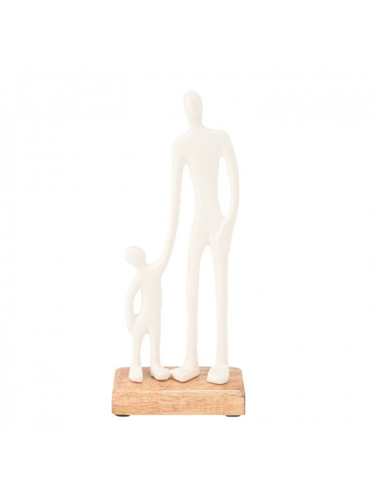 decorate objects KOOPMAN STATUE MAN AND CHILD 24CM (F7) (132190)
