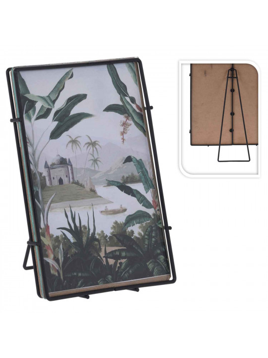 decorate objects KOOPMAN 13X17CM BLACK 3ASS PHOTO FRAME